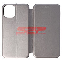 Accesorii GSM - Toc FlipCover Round: Toc FlipCover Round Apple iPhone 12 Pro Max Fossil Gray