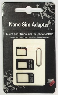 Accesorii GSM - Alte produse: Adaptor SIM - MicroSIM - NanoSIM