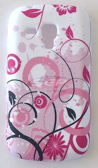 Toc silicon Jelly Case Pink Design Samsung Galaxy S Duos S7562 / S7582
