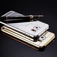 Bumper aluminiu Mirror Case Samsung Galaxy S6 GOLD