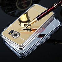 Accesorii GSM - Toc Jelly Case Mirror: Toc Jelly Case Mirror Samsung Galaxy S6 SILVER