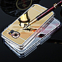 Accesorii GSM - Toc Jelly Case Mirror: Toc Jelly Case Mirror Samsung Galaxy S6 Edge Plus GOLD