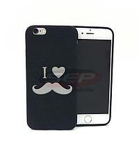 Toc TPU Plush I love Moustache Apple iPhone 5G / 5S / SE