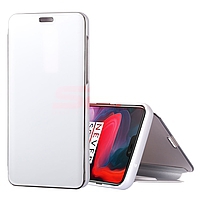 Accesorii GSM - Book Cover: Toc Clear View Mirror Huawei P smart 2019 Silver