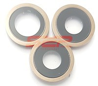 Accesorii GSM - Geam camera foto: Geam camera cu Rama Apple iPhone 11 Pro GOLD