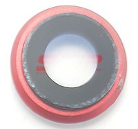 Accesorii GSM - Geam camera foto: Geam camera cu Rama Apple iPhone SE 2020 RED