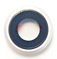 Accesorii GSM - Geam camera foto: Geam camera cu Rama Apple iPhone SE 2020 WHITE