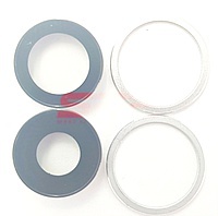 Accesorii GSM - Geam camera foto: Geam camera cu Rama Apple iPhone 11 WHITE