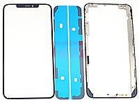 Accesorii GSM - Geam ecran cu rama: Geam cu Rama + OCA iPhone Xs MAX BLACK