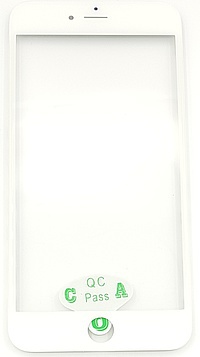 Accesorii GSM - Geam ecran cu rama: Geam cu Rama + OCA iPhone 6s Plus WHITE