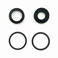 Accesorii GSM - Geam camera foto: Geam camera cu Rama Apple iPhone 12 BLACK
