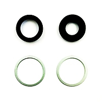 Accesorii GSM - Geam camera foto: Geam camera cu Rama Apple iPhone 12 GREEN