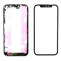 Accesorii GSM - Geam ecran cu rama: Geam cu Rama + OCA iPhone 12 Pro Max BLACK