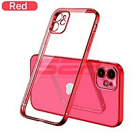 Accesorii GSM - Toc TPU Plating Frame: Toc TPU Plating Frame Apple iPhone 12 Red