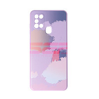 Toc TPU Purple Design Samsung Galaxy A12 Cloud