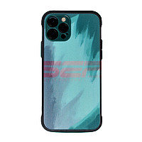 Accesorii GSM - Toc TPU+PC Watercolor: Toc TPU+PC Watercolor Apple Iphone 11 Midnight Green
