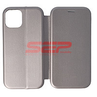 Accesorii GSM - Toc FlipCover Round: Toc FlipCover Round Apple iPhone 12 Fossil Gray