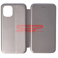 Accesorii GSM - Toc FlipCover Round: Toc FlipCover Round Apple iPhone 12 mini Fossil Gray