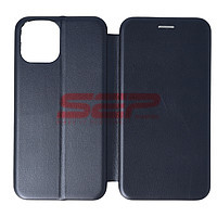 Accesorii GSM - Toc FlipCover Round: Toc FlipCover Round Apple iPhone 12 Pro Max Midnight Blue