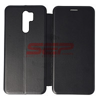 Accesorii GSM - Toc FlipCover Round: Toc FlipCover Round Xiaomi Redmi 9 Black