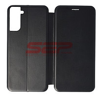 Accesorii GSM - Toc FlipCover Round: Toc FlipCover Round Samsung Galaxy S21 Plus Black