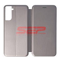 Accesorii GSM - : Toc FlipCover Round Samsung Galaxy S21 Plus Fossil Gray