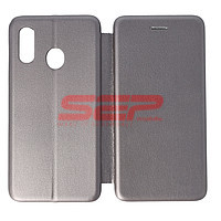 Accesorii GSM - Toc FlipCover Round: Toc FlipCover Round Samsung Galaxy A20e Fossil Grey