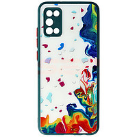 Toc TPU Watercolor Glass Samsung Galaxy A02s Ink White