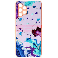 PROMOTIE Accesorii GSM: Toc TPU Watercolor Glass Samsung Galaxy A32 Water Pink