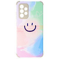 Toc TPU Leather Frosted Samsung Galaxy A52 / A52 5G Happy
