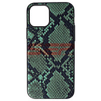 PROMOTIE Accesorii GSM: Toc TPU Leather Snake Apple iPhone 12 Green
