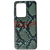 PROMOTIE Accesorii GSM: Toc TPU Leather Snake Samsung Galaxy S20 Ultra Green
