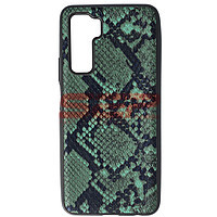 PROMOTIE Accesorii GSM: Toc TPU Leather Snake Huawei P30 Lite Green