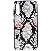 Accesorii GSM - Toc TPU Leather Snake: Toc TPU Leather Snake Samsung Galaxy A41 Silver