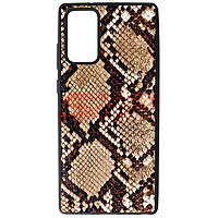 PROMOTIE Accesorii GSM: Toc TPU Leather Snake Samsung Galaxy Note 20 Brown