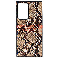 PROMOTIE Accesorii GSM: Toc TPU Leather Snake Samsung Galaxy Note 20 Ultra Brown