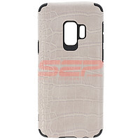 Accesorii GSM - Leather Back Cover: Toc TPU Leather Crocodile Samsung Galaxy S9 Grey
