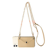 Accesorii GSM - Toc TPU Crossbody Wallet: Toc TPU Crossbody Wallet Apple iPhone 11 Pro BEIGE