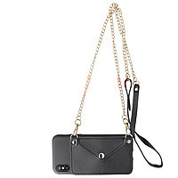 Accesorii GSM - Toc TPU Crossbody Wallet: Toc TPU Crossbody Wallet Apple iPhone 12 mini BLACK