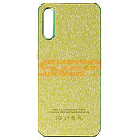Accesorii GSM - Leather Back Cover: Toc TPU Leather Denim Samsung Galaxy A70 Green