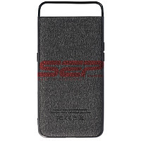 Accesorii GSM - Leather Back Cover: Toc TPU Leather Denim Samsung Galaxy A80 Black