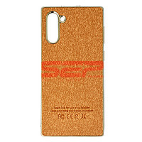 Accesorii GSM - Leather Back Cover: Toc TPU Leather Denim Samsung Galaxy Note 10 Plus Gold