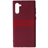 PROMOTIE Accesorii GSM: Toc silicon High Copy Samsung Galaxy Note 10 Burgundy