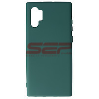 PROMOTIE Accesorii GSM: Toc silicon High Copy Samsung Galaxy Note 10 Plus Midnight Green