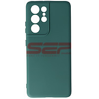 Accesorii GSM - Toc silicon High Copy: Toc silicon High Copy Samsung Galaxy S21 Ultra Midnight Green