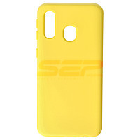 Accesorii GSM - Toc silicon High Copy: Toc silicon High Copy Samsung Galaxy A40 Yellow