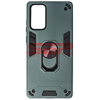 PROMOTIE Accesorii GSM: Toc TPU+PC Armor Ring Case Samsung Galaxy Note 20 Midnight Green