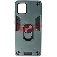 PROMOTIE Accesorii GSM: Toc TPU+PC Armor Ring Case Samsung Galaxy Note 10 Lite Midnight Green