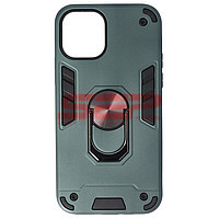 Accesorii GSM - Toc TPU+PC Armor Ring Case: Toc TPU+PC Armor Ring Case Apple iPhone 11 Pro Midnight Green