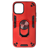 PROMOTIE Accesorii GSM: Toc TPU+PC Armor Ring Case Apple iPhone 12 mini Red